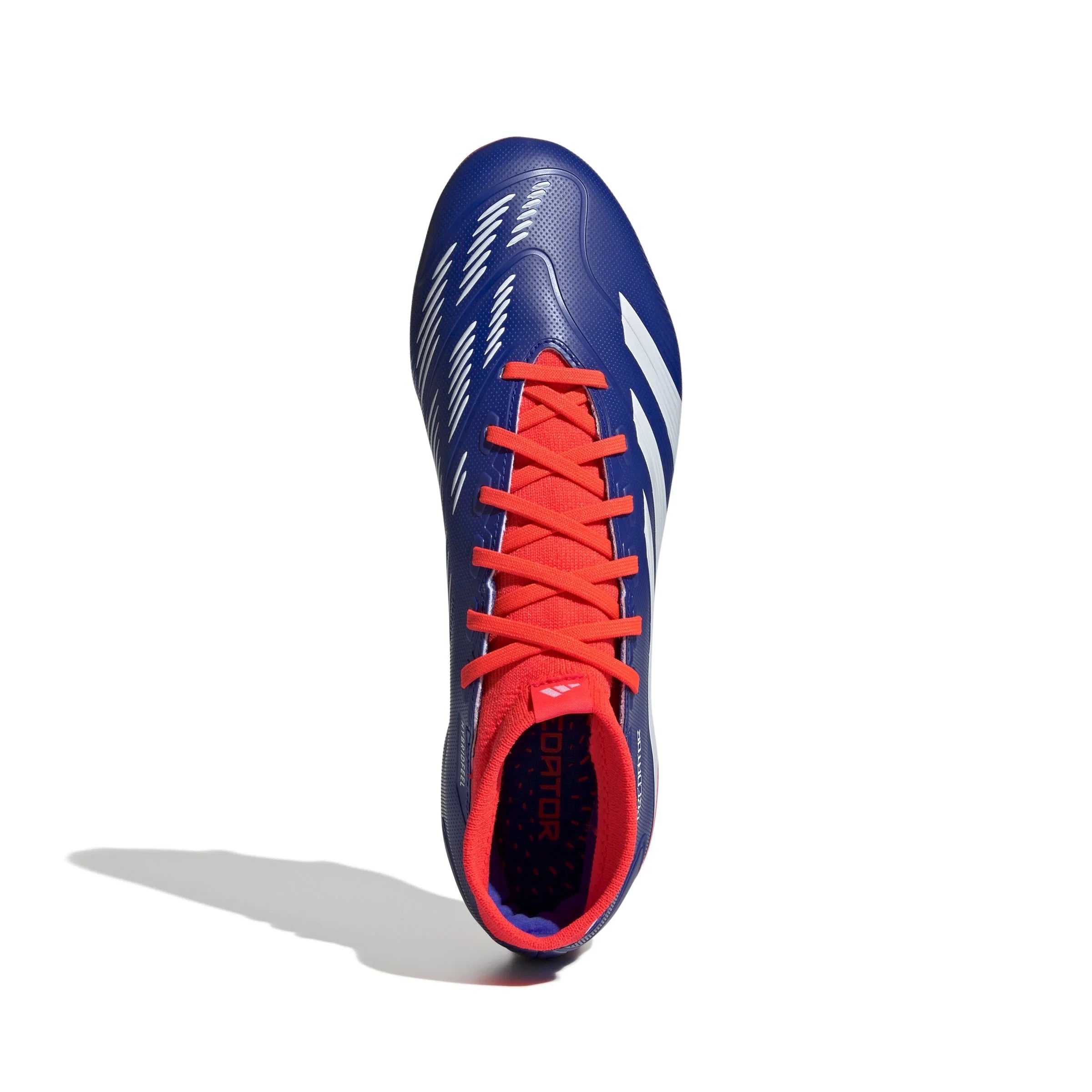 adidas Predator League Sock FG Firm Ground Soccer Cleats Lucid Blue White Solar Red