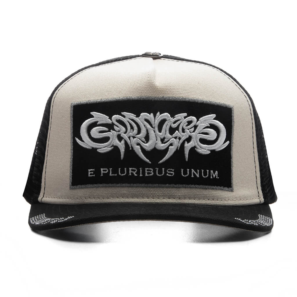 GS E Pluribus Trucker White Black