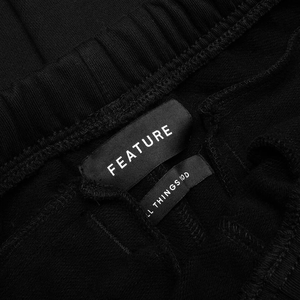 Academy Sweatpant Black White