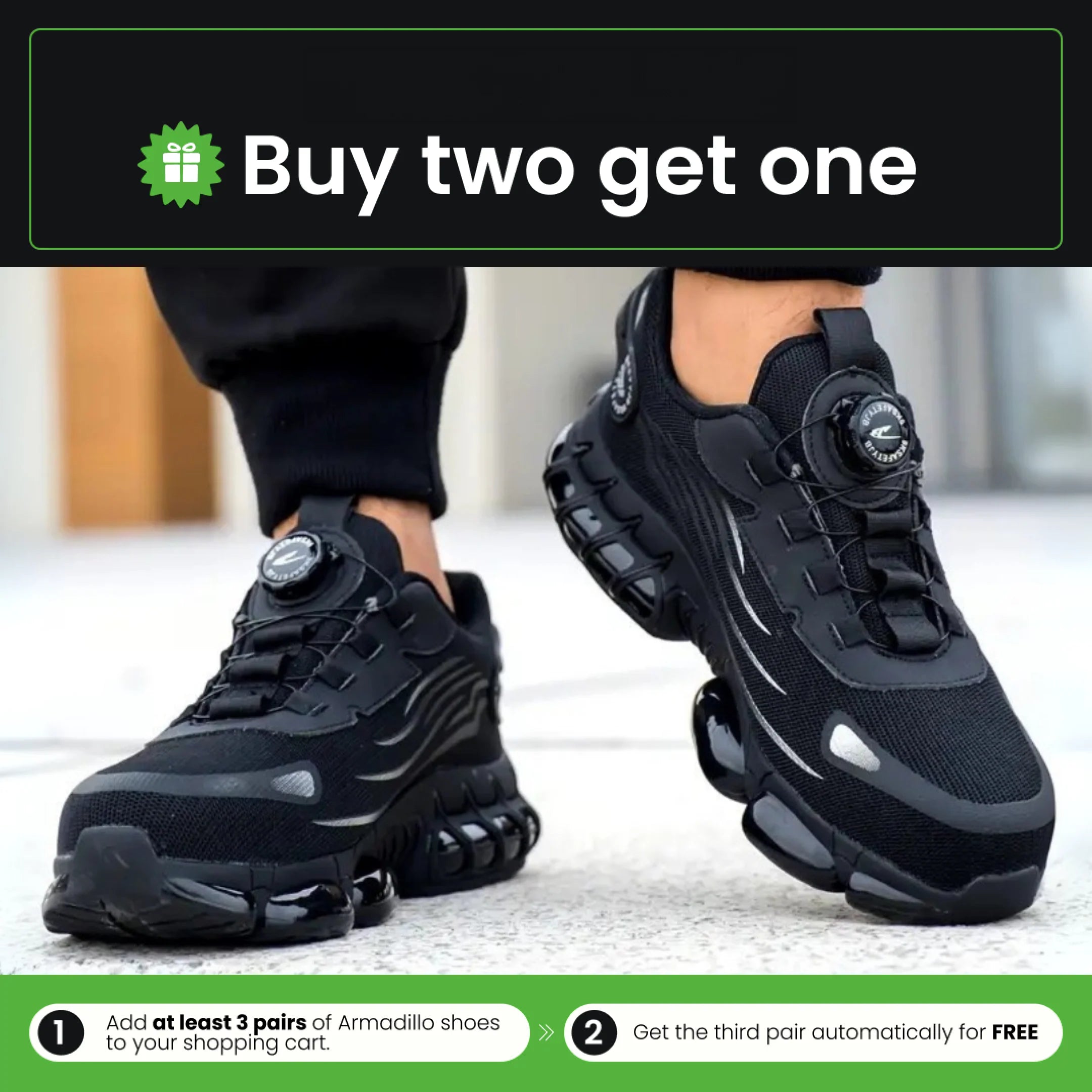 Axon Healthy Protective Steel Toe Sneakers
