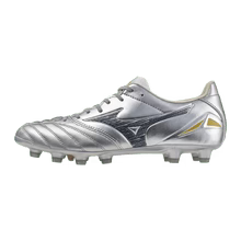Mizuno Morelia Neo IV Pro FG Firm Ground Silver Gold