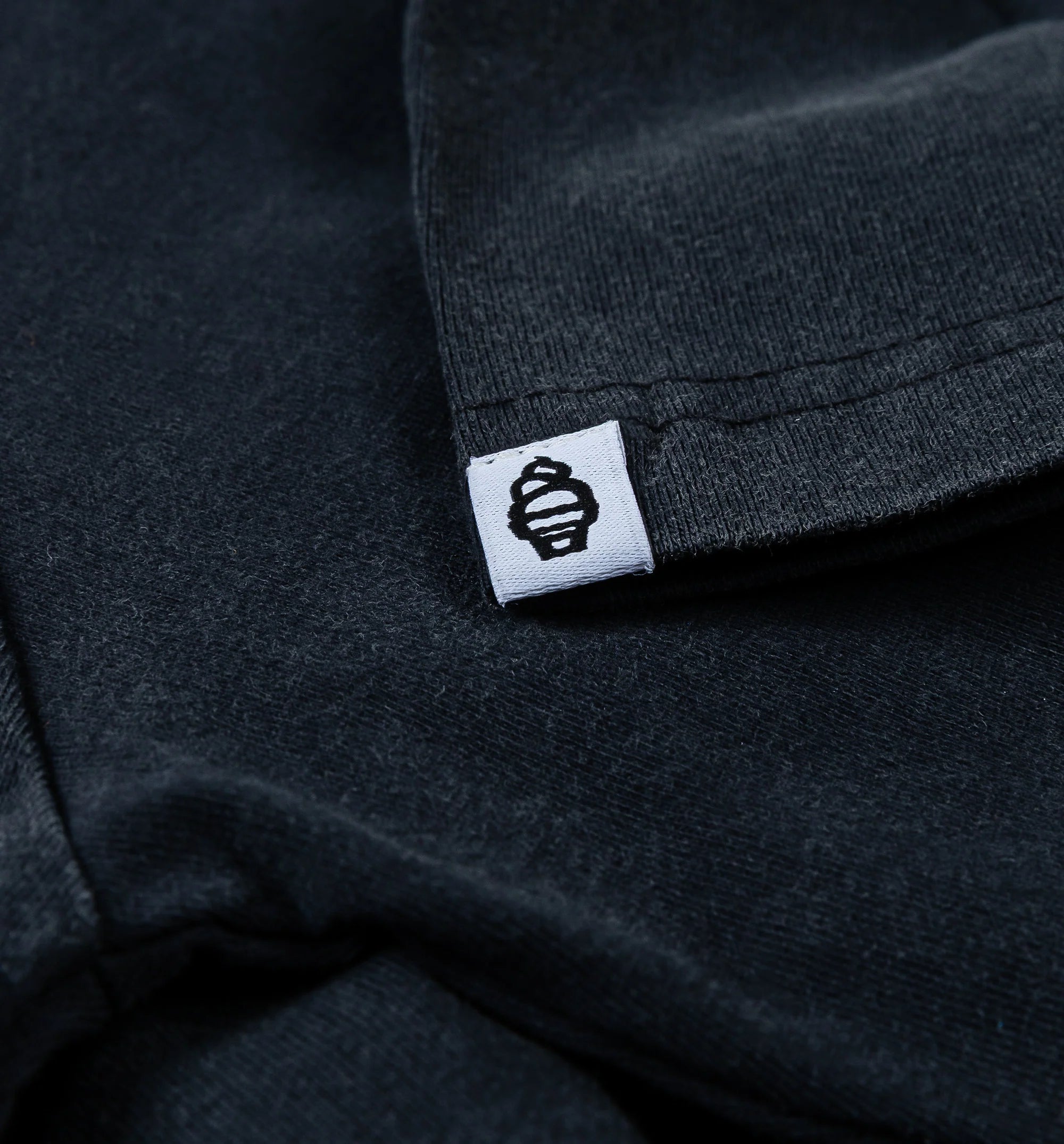 Sponsor Knit Mens Short Sleeve Shirt Black