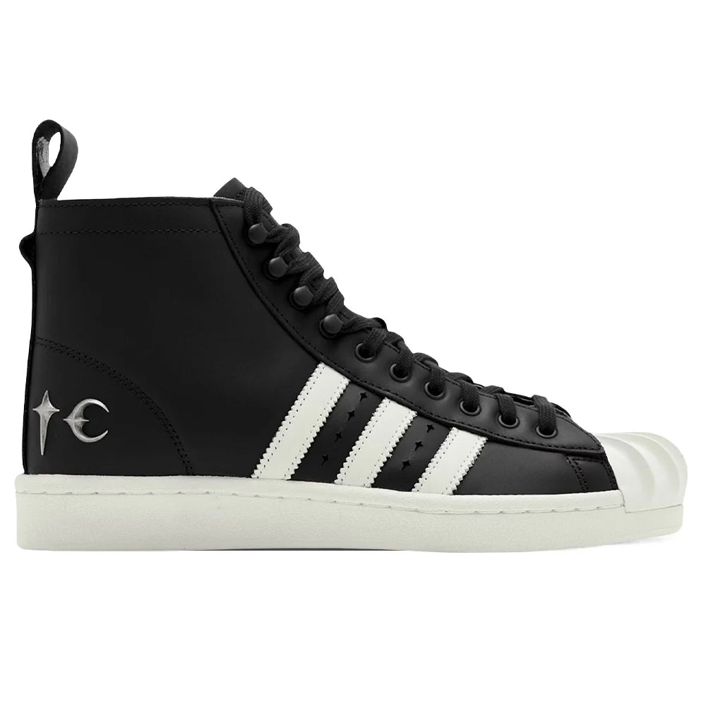 Adidas x Thug Club Superstar Boot Luxe Core Black Off White