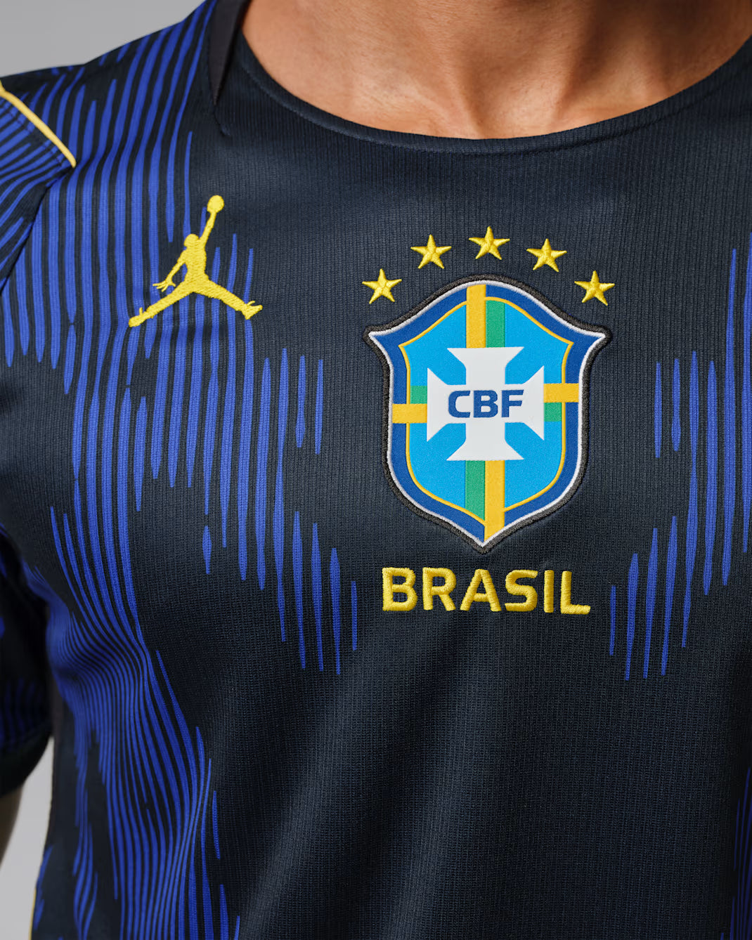 Nike Brazil Away Mens Soccer Jersey 2026 Old Royal Black