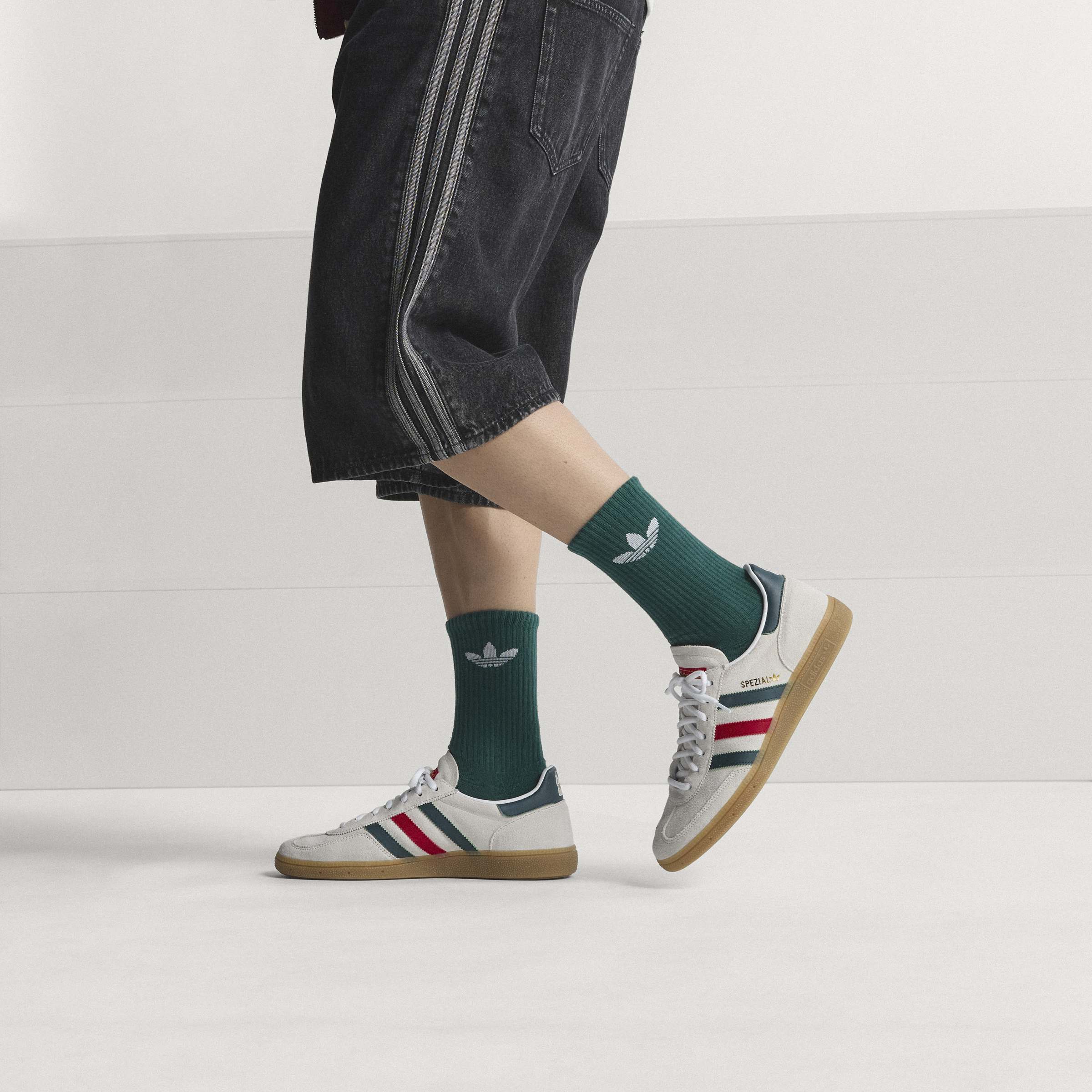 adidas Mexico Handball Spezial Shoes White Scarlet