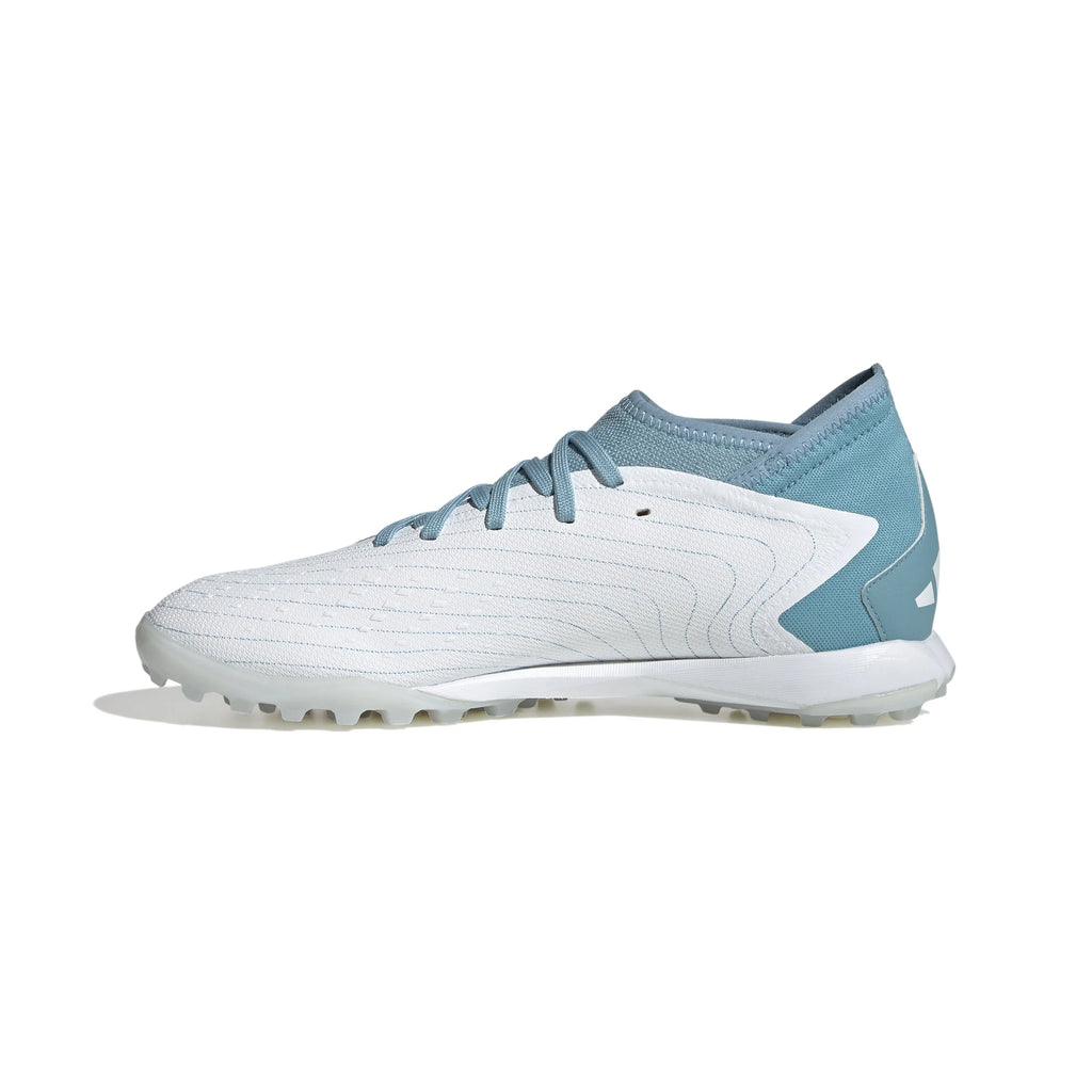 adidas Predator Accuracy3 TF Turf Shoes White Grey Blue