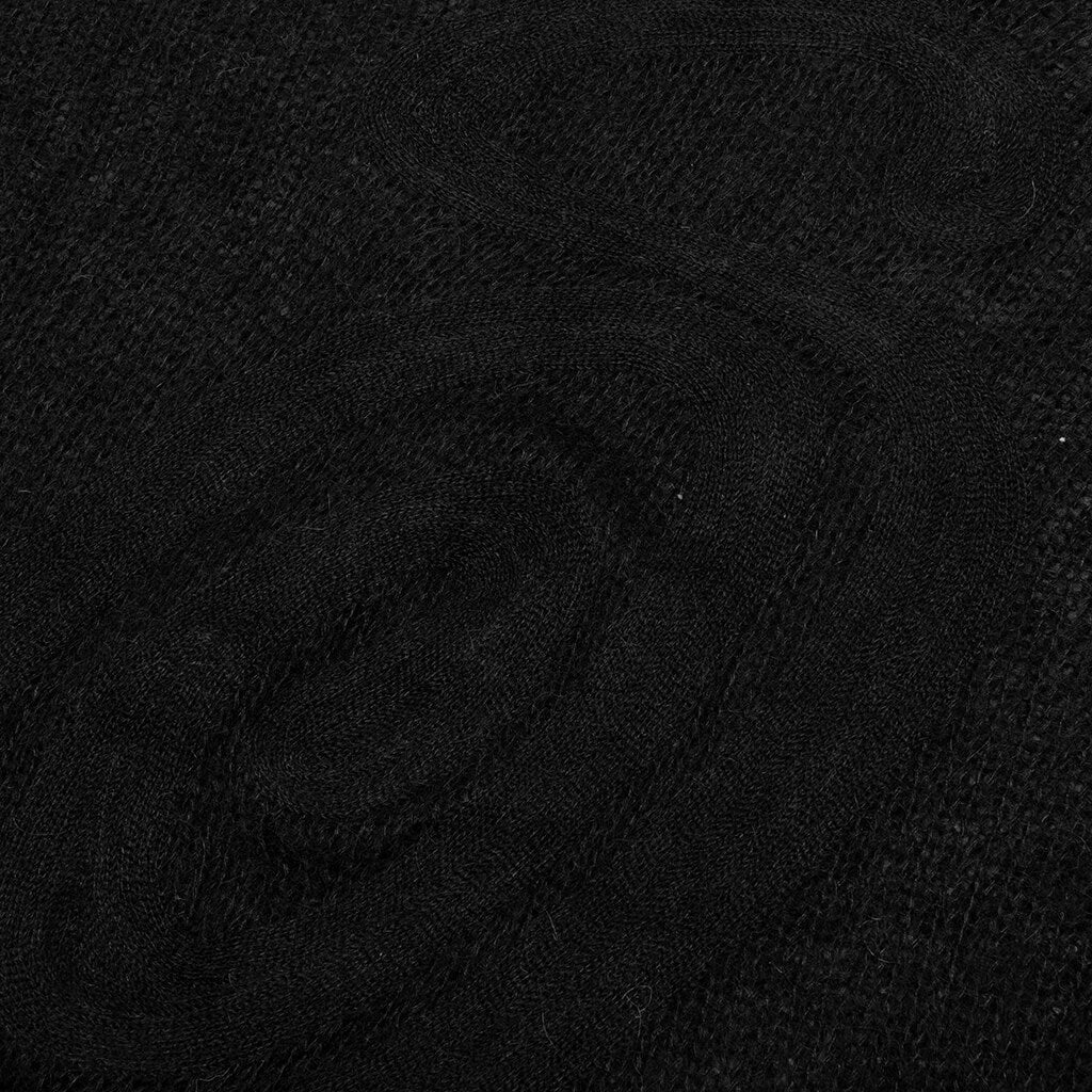 S Loose Knit Sweater Black