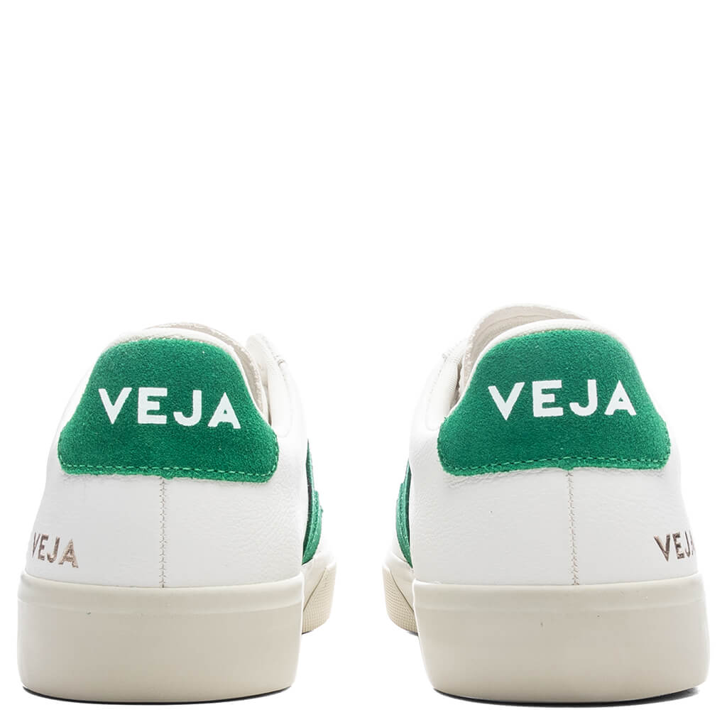 Womens Campo Chromefree Leather Extra White Emeraude