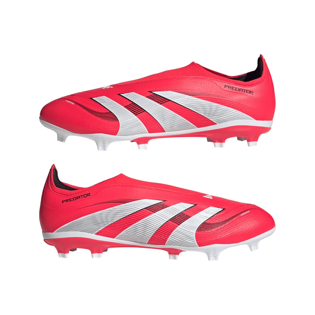 adidas Predator League Laceless FG MG Firm Multi Ground Boots Red