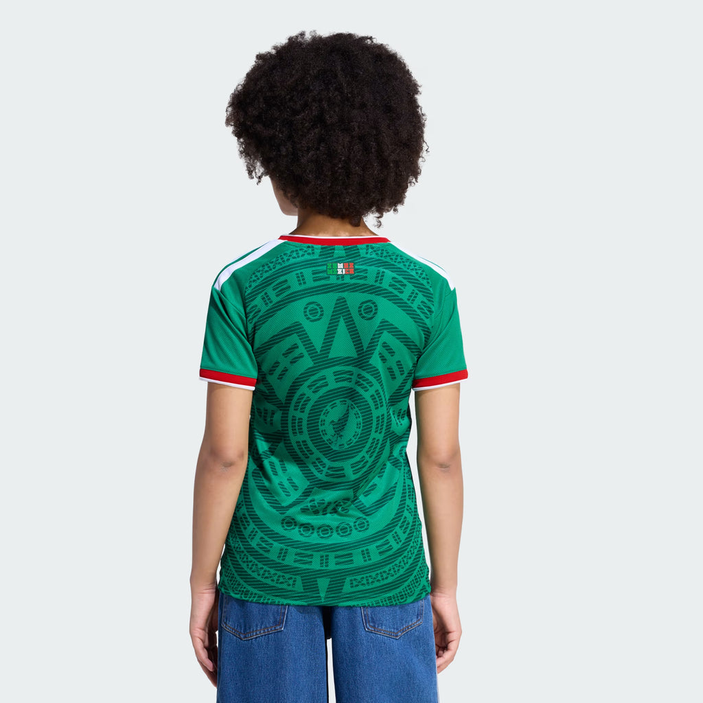 adidas Mexico Home Womens Soccer Jersey 26 Green