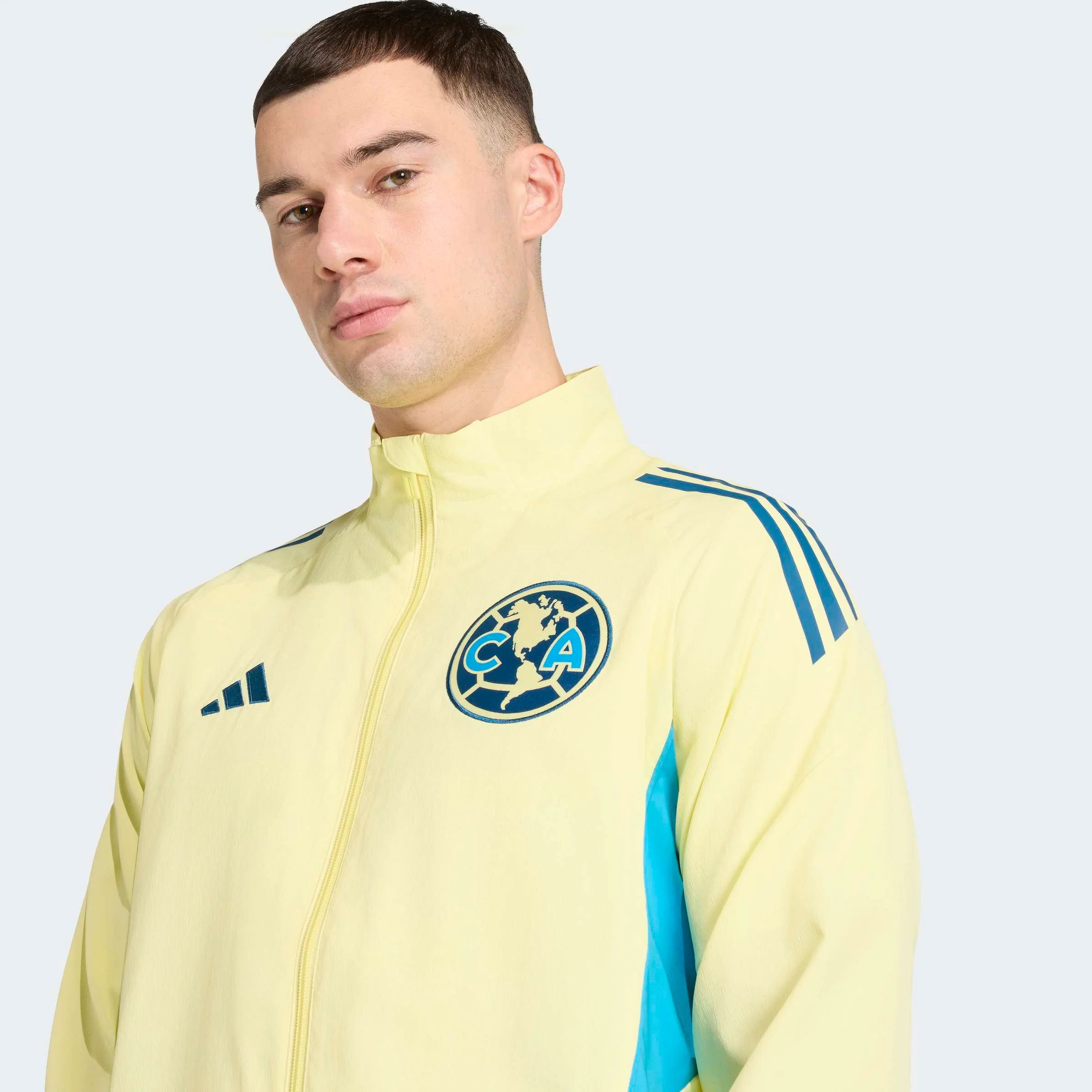 adidas Club America 25 26 Tiro25 Competition Presentation Mens Soccer Jacket Yellow