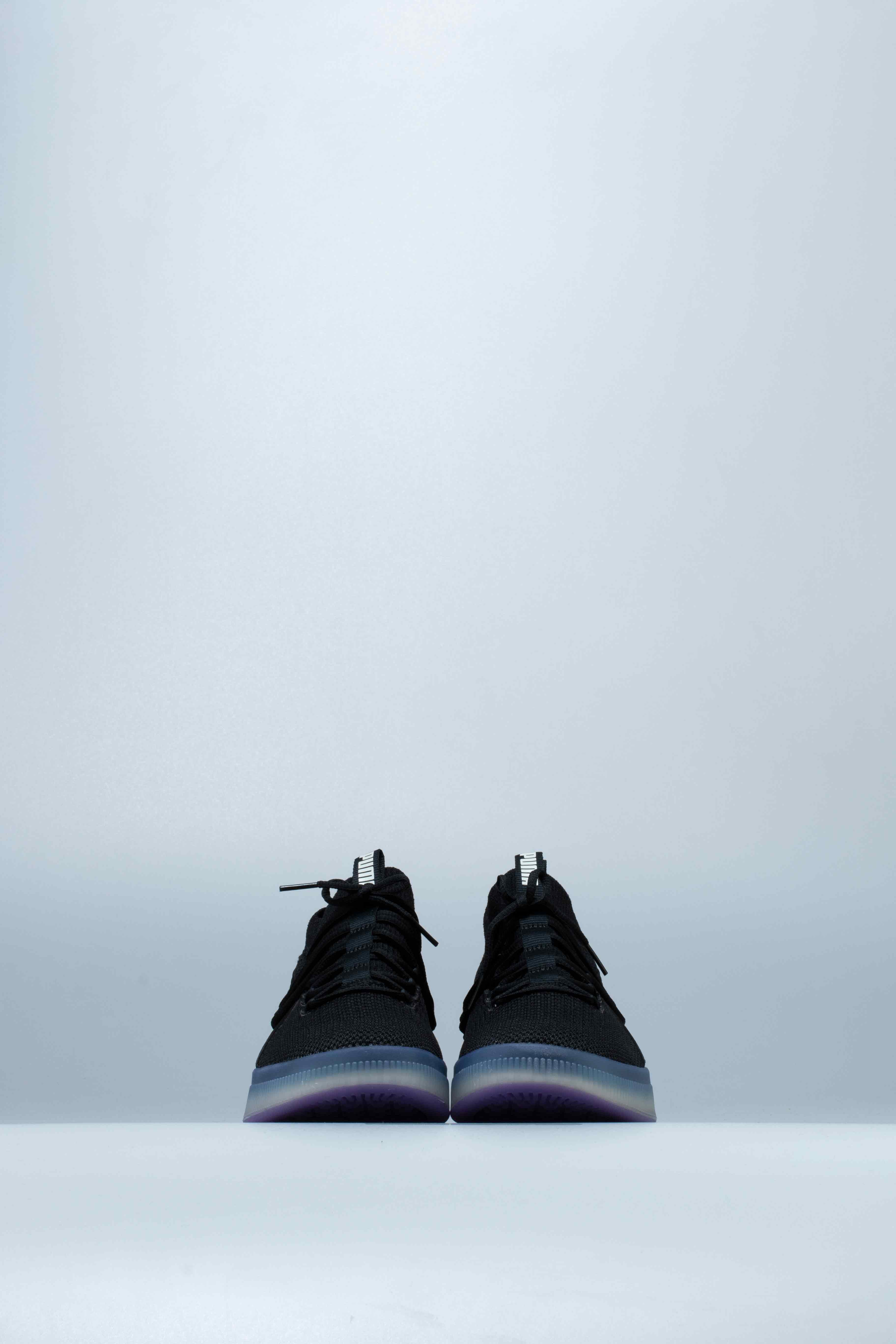 Clyde Court Purple Glow Mens Shoes Black Purple