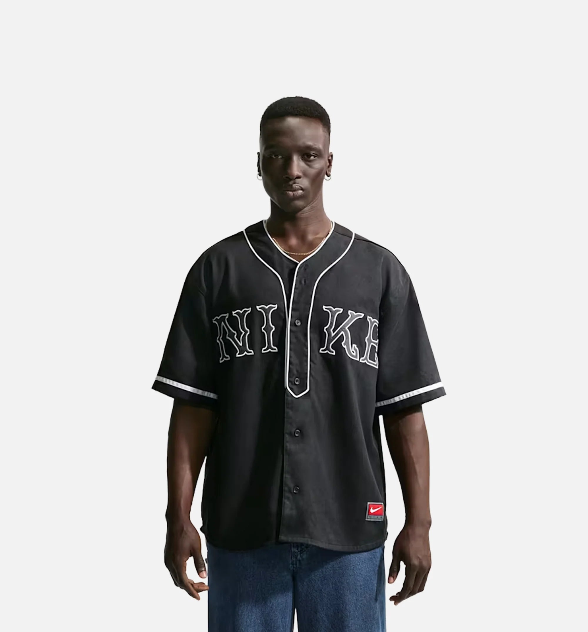 Life Vintage Sport Mens Jersey Black White