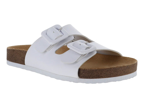 Sandalias Vavito de Charol Blanco para Niña