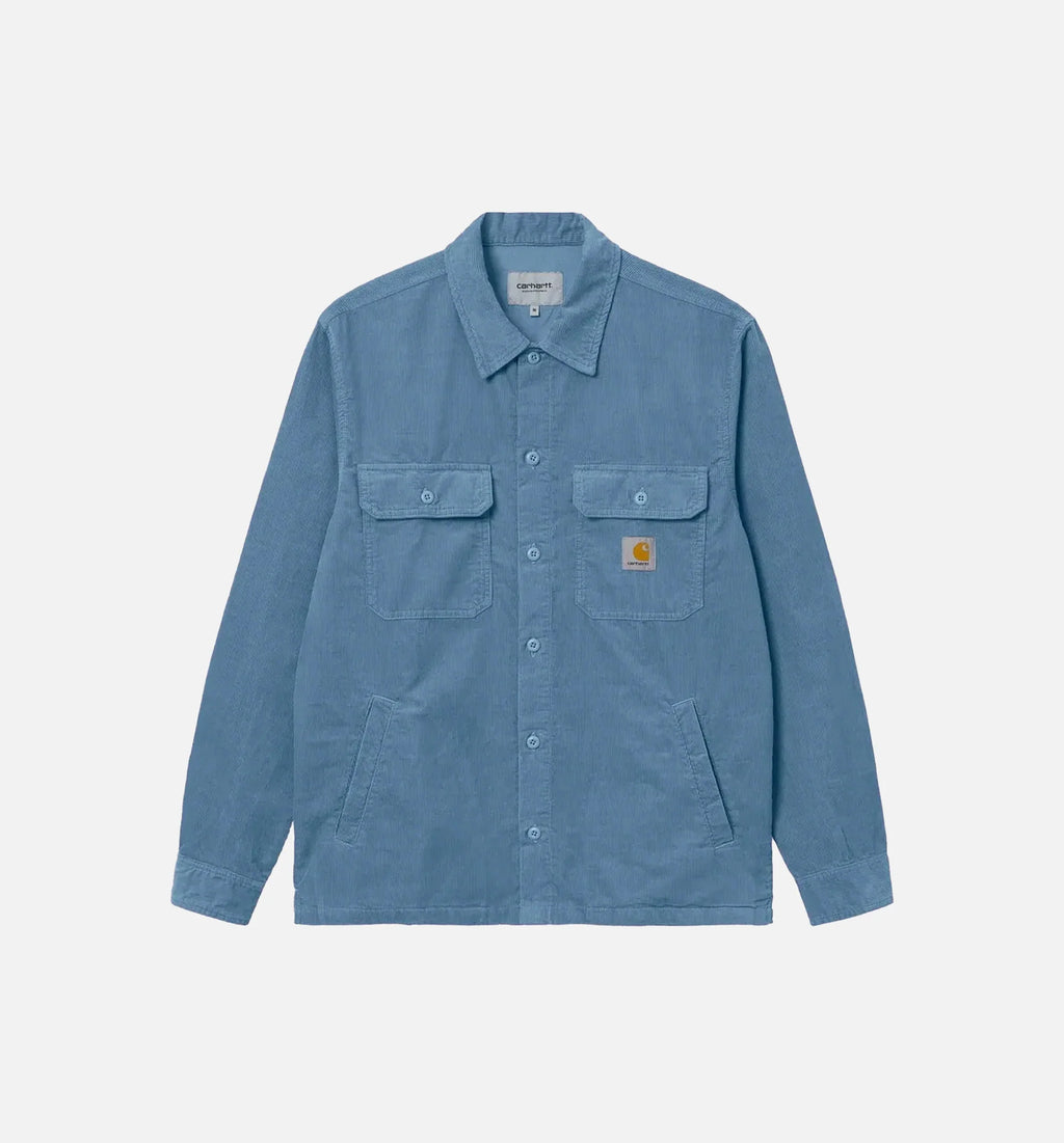 Dixon Corduroy Shirt Jacket Mens Jacket Blue