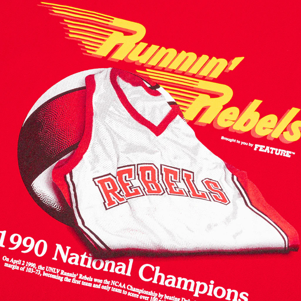 Feature x UNLV Rebel Still Life Crewneck Sweater Red