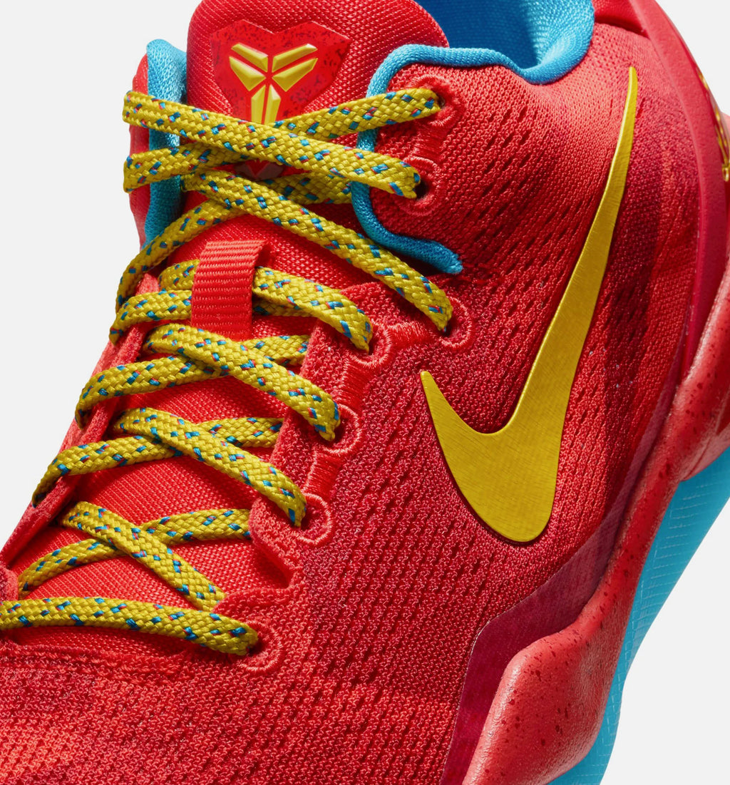 Kobe VIII Protro Year Of The Horse Grade School Lifestyle Shoe Light Crimson Bright Citron Vivid Blue