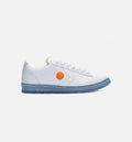 Pro Leather Low Top Mens Lifestyle Shoe White Blue Orange