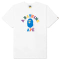 Colors College Tee White