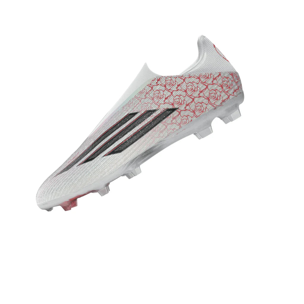 adidas F50 League Laceless FG MG Firm Ground Multi Ground Mens Soccer Cleats White Black Red