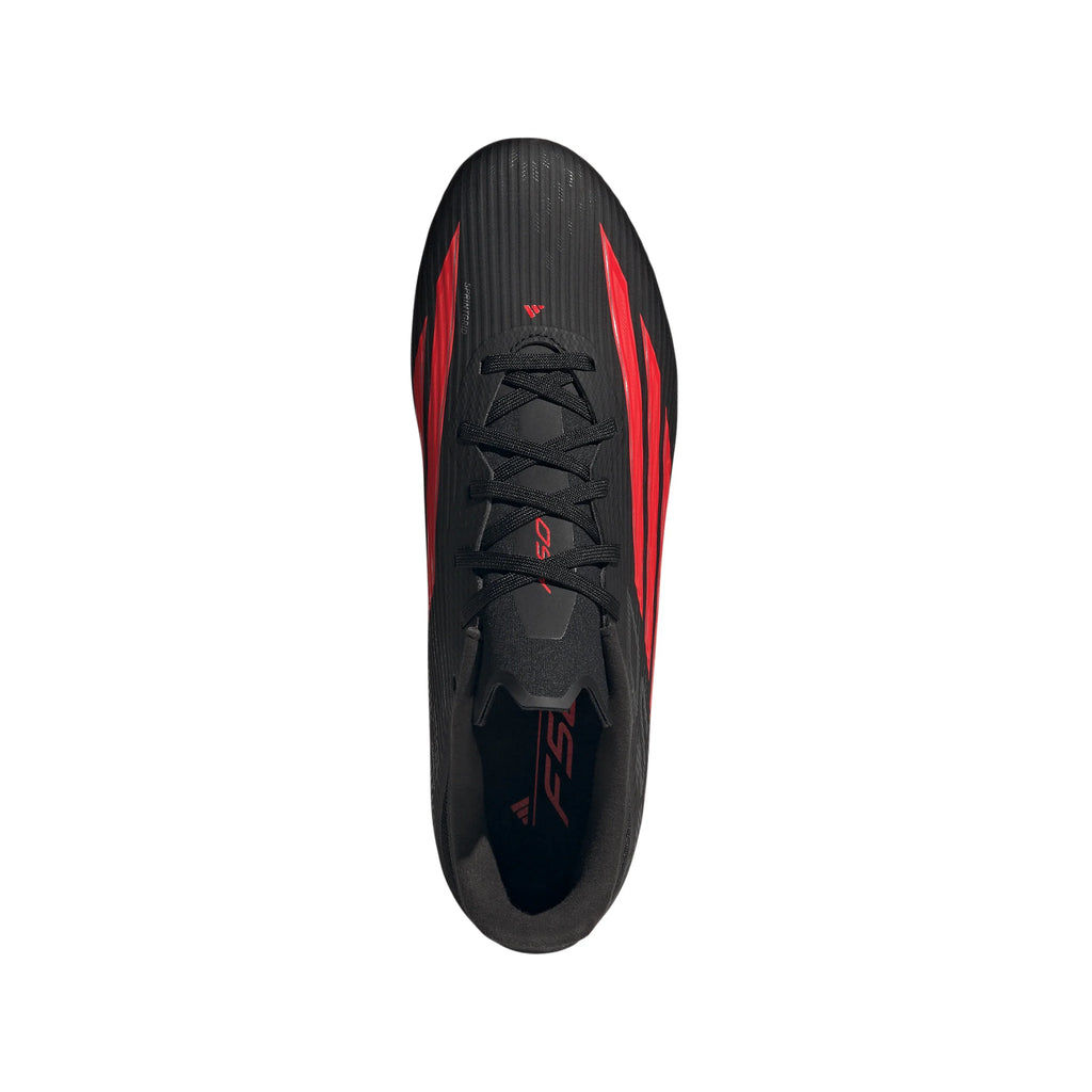 adidas F50 League FG MG Firm Ground Multi Ground Mens Soccer Cleats Black Red
