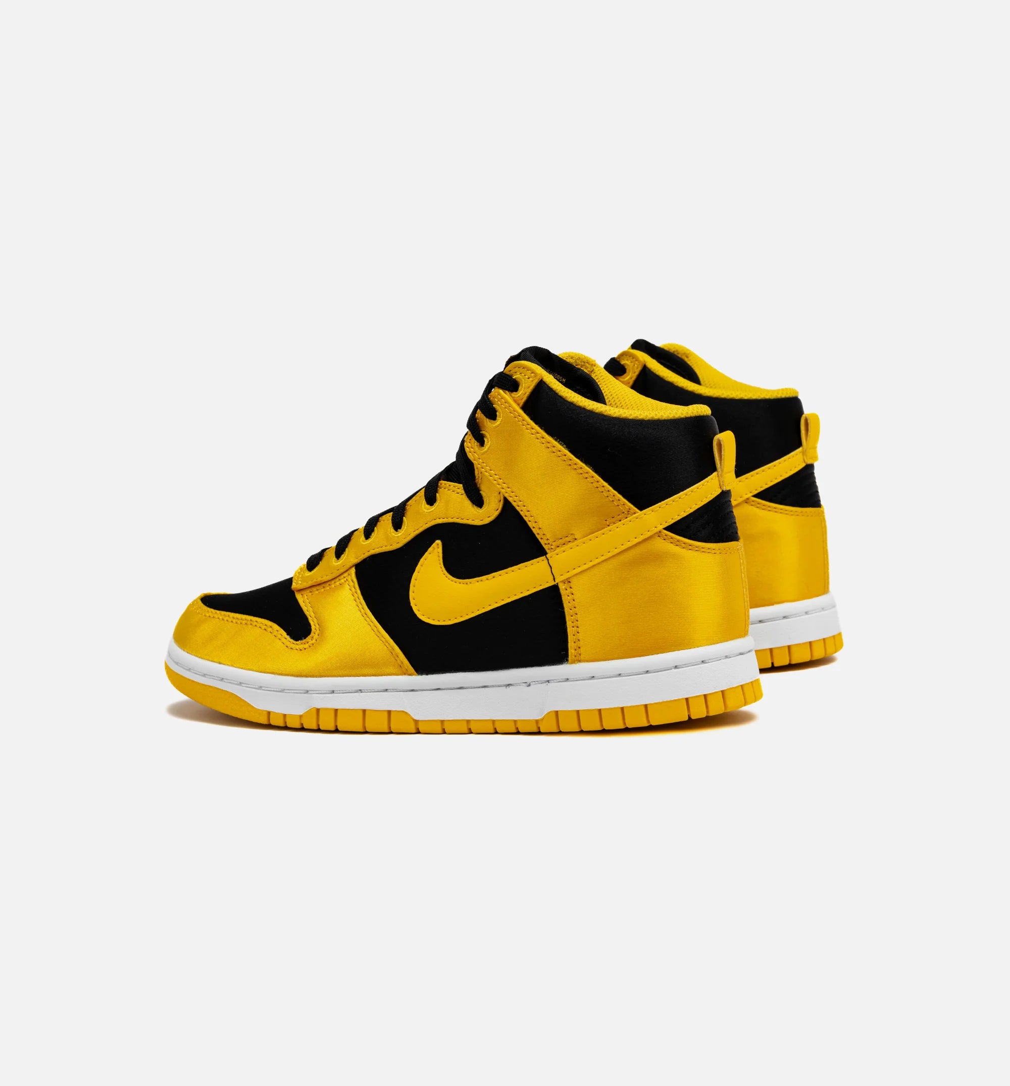 Dunk High Satin Goldenrod Womens Lifestyle Shoe Black Varsity Maize White