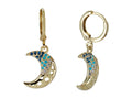 Aretes Unlimited Luna Dorado para Mujer