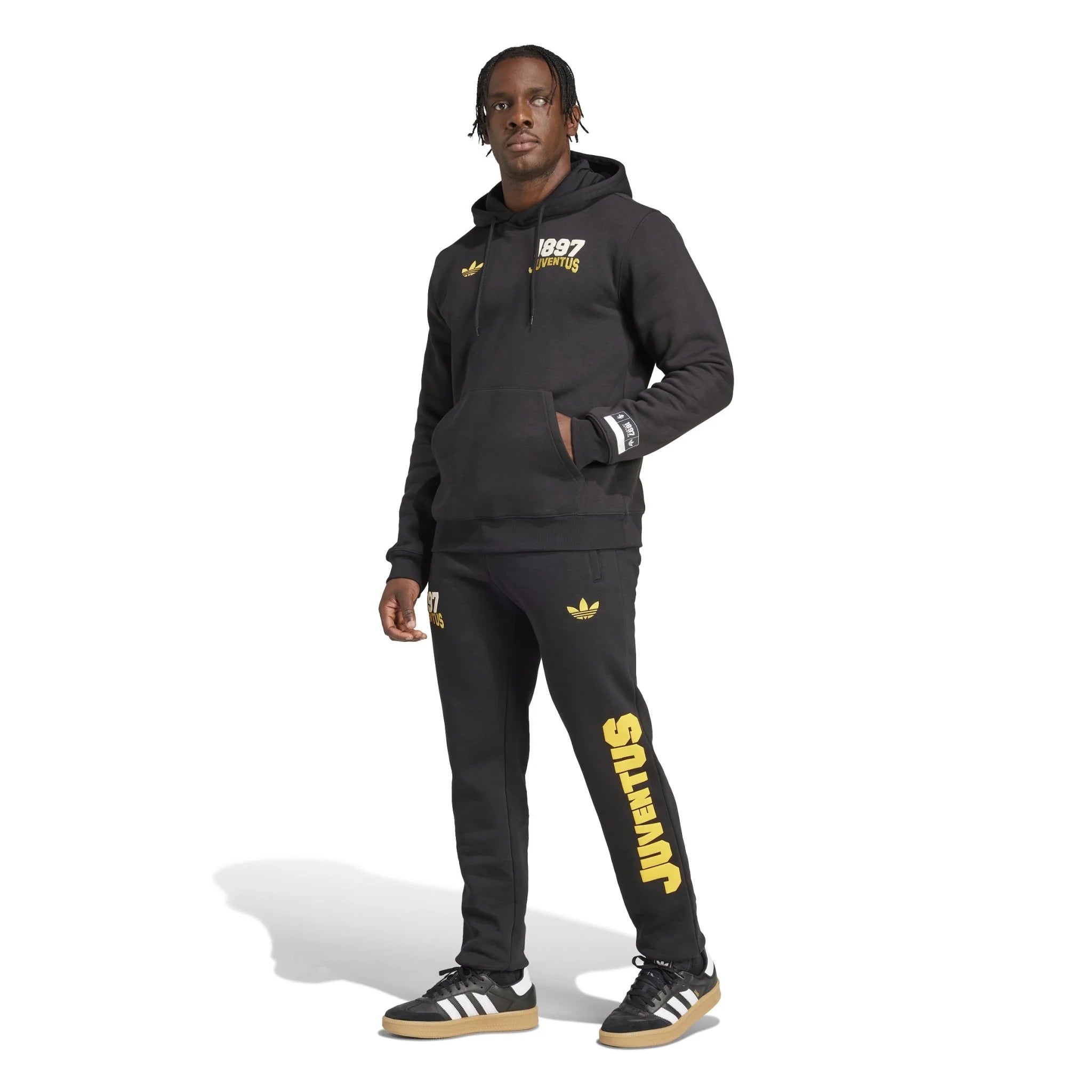 adidas Juventus VRCT Hoodie Black Gold