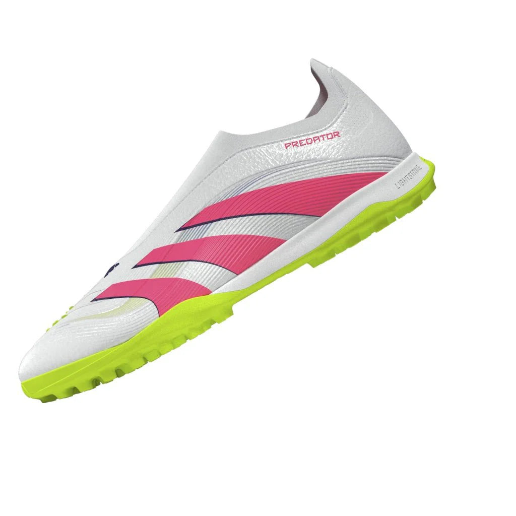 adidas Predator League Laceless Turf Boots White Pink