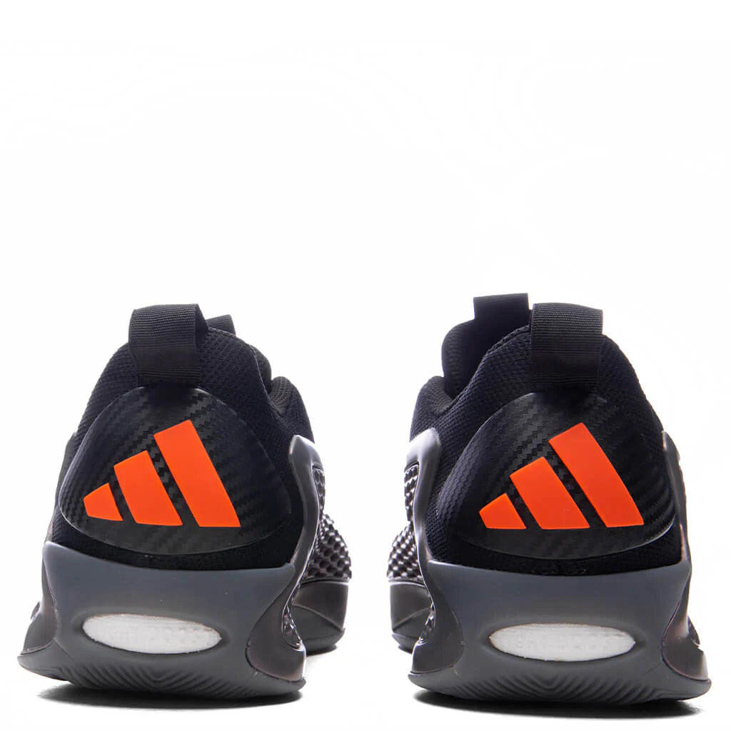 Adidas x Anthony Edwards 1 Low Iron Metallic Core Black Solid Orange