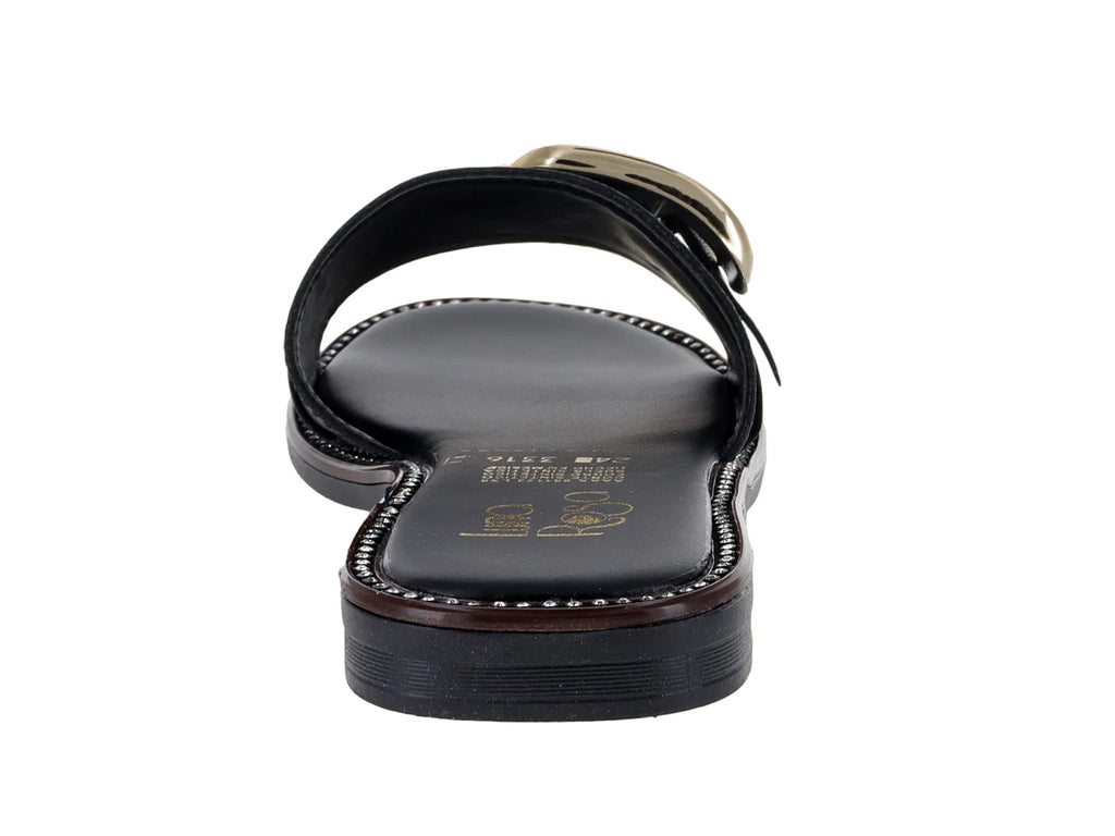 Sandalias Luna Rosa Negro para Mujer