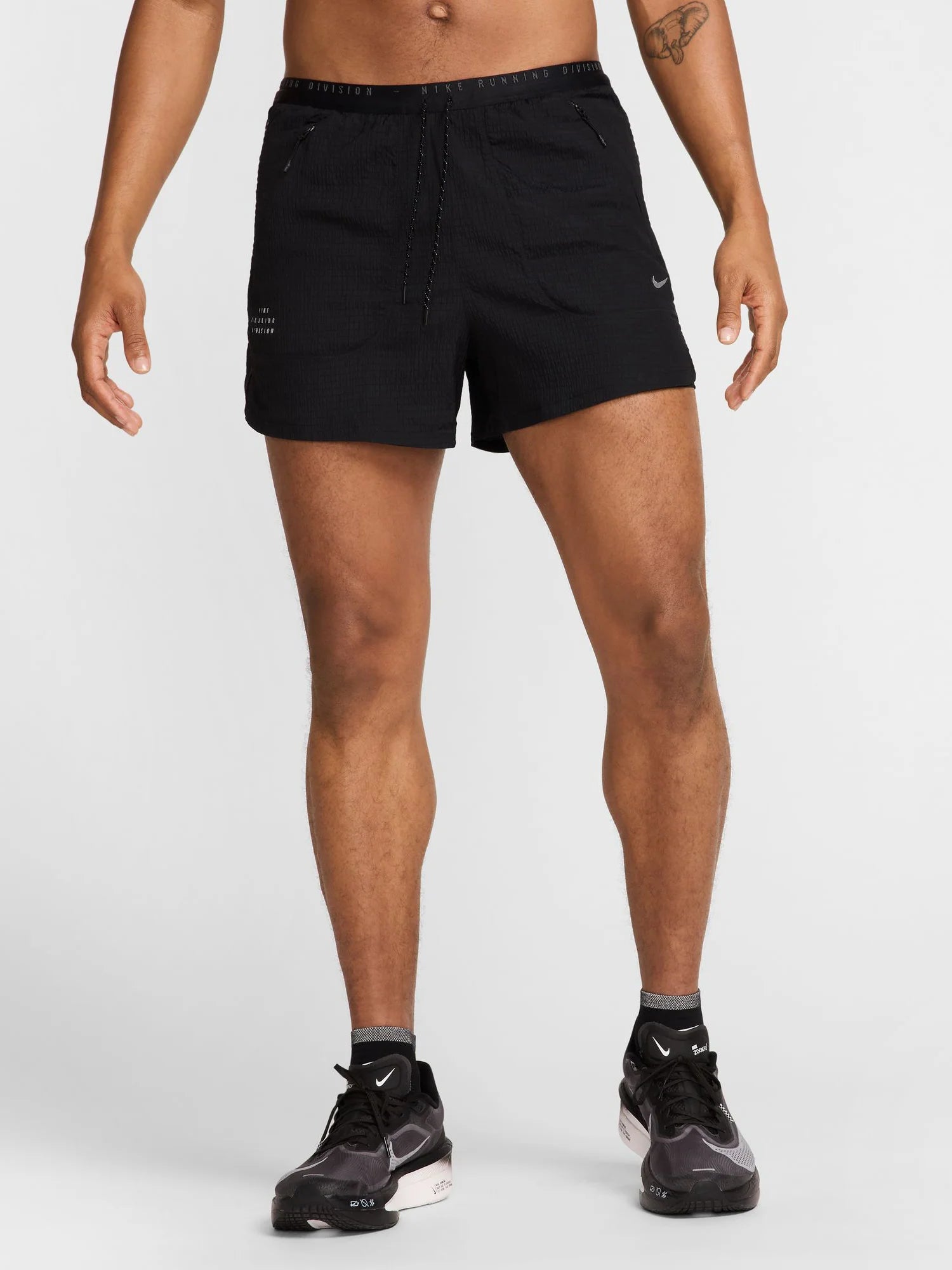 Nike Mens Running Division Dri FIT ADV 4 Brief Lined Running Shorts