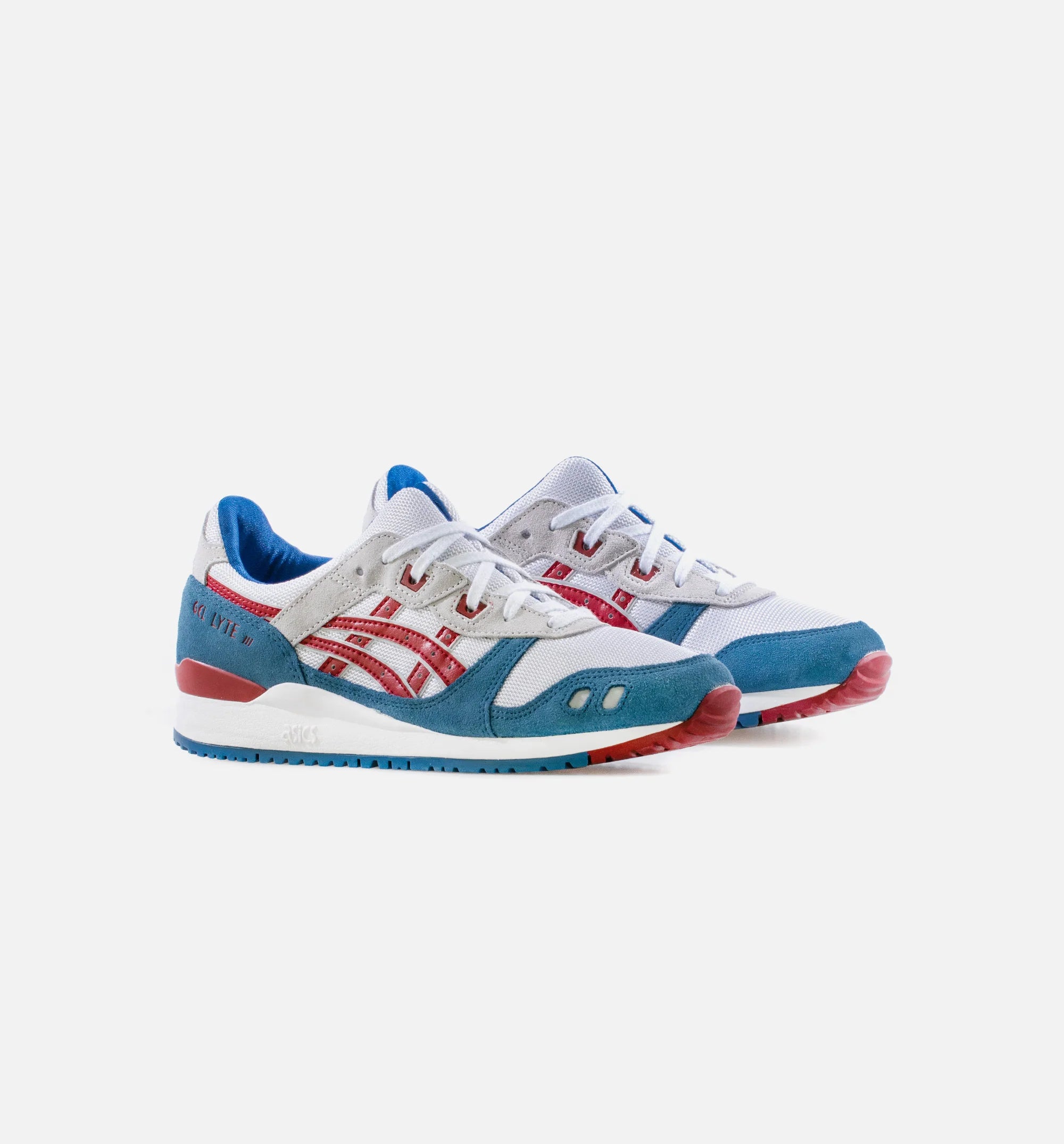 Gel Lyte Iii Mens Lifestyle Shoe White Blue Red