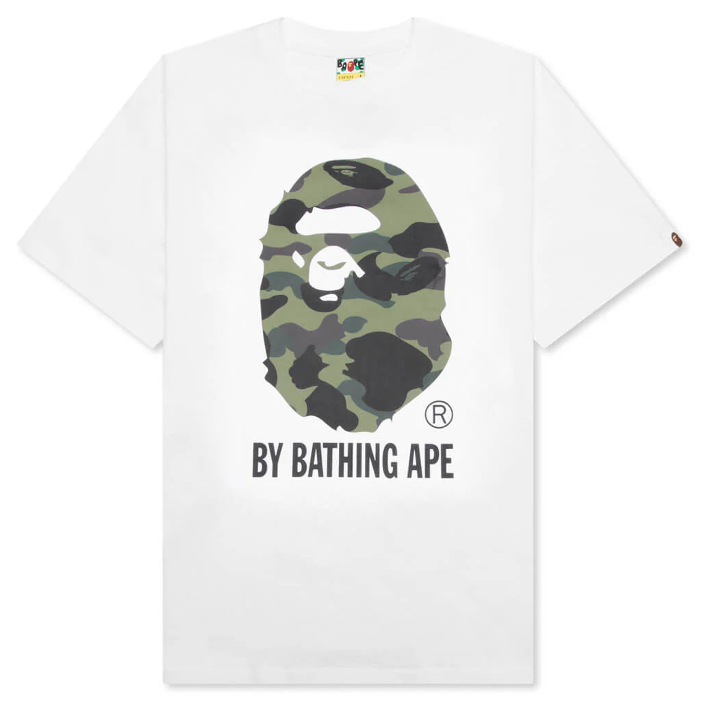 1st Camo by Bathing Ape Tee White Green