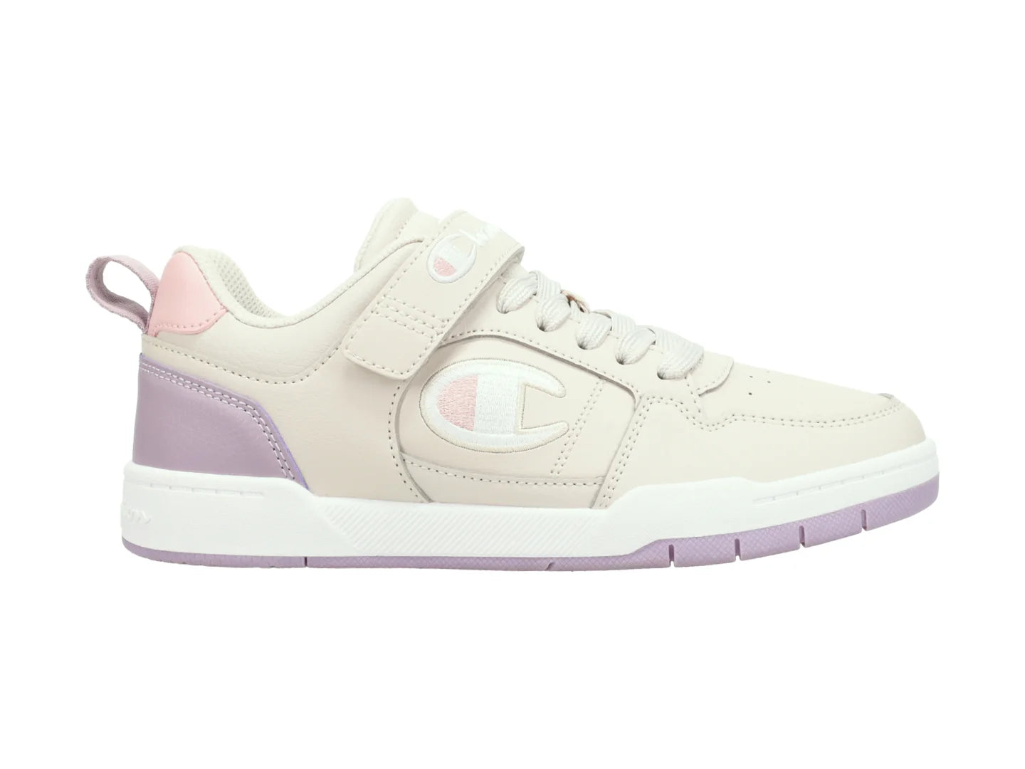 Tenis Champion Arena Power Lo Beige y Morado para Niña