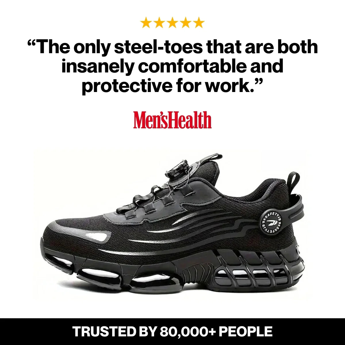 Axon Healthy Protective Steel Toe Sneakers