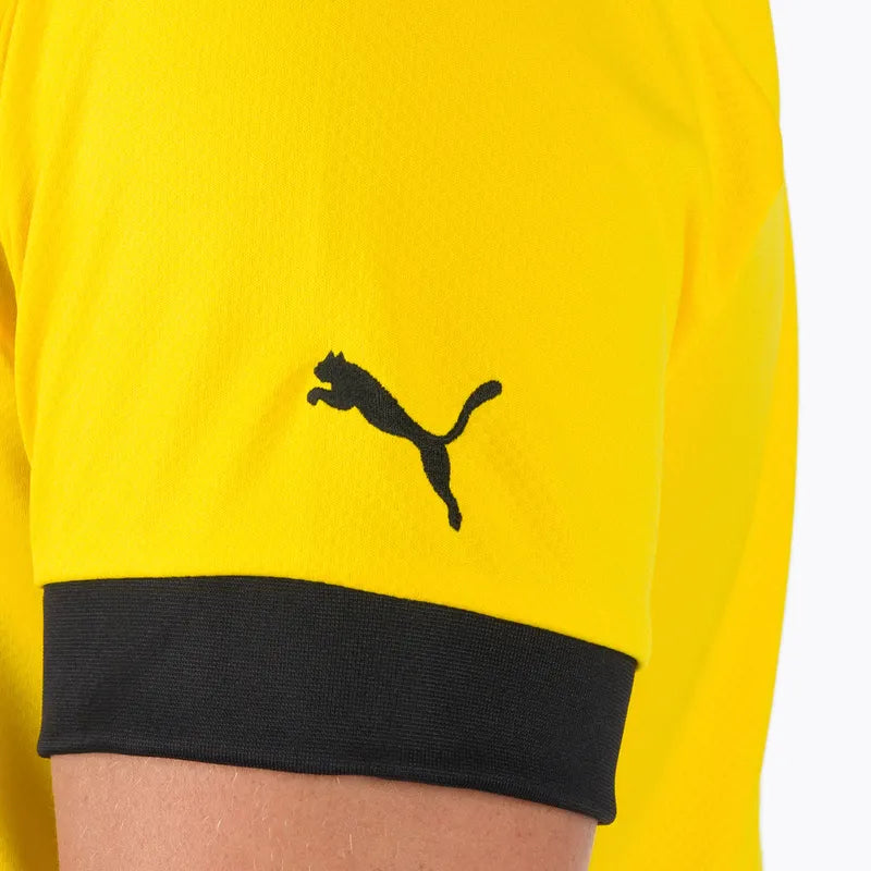 PUMA Borussia Dortmund Home 22 23 Replica Mens Jersey Yellow Black