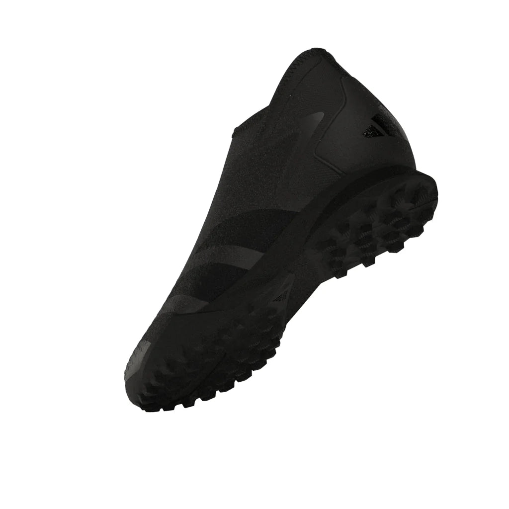 adidas Predator Accuracy3 Laceless Turf Soccer Cleats Black Black White