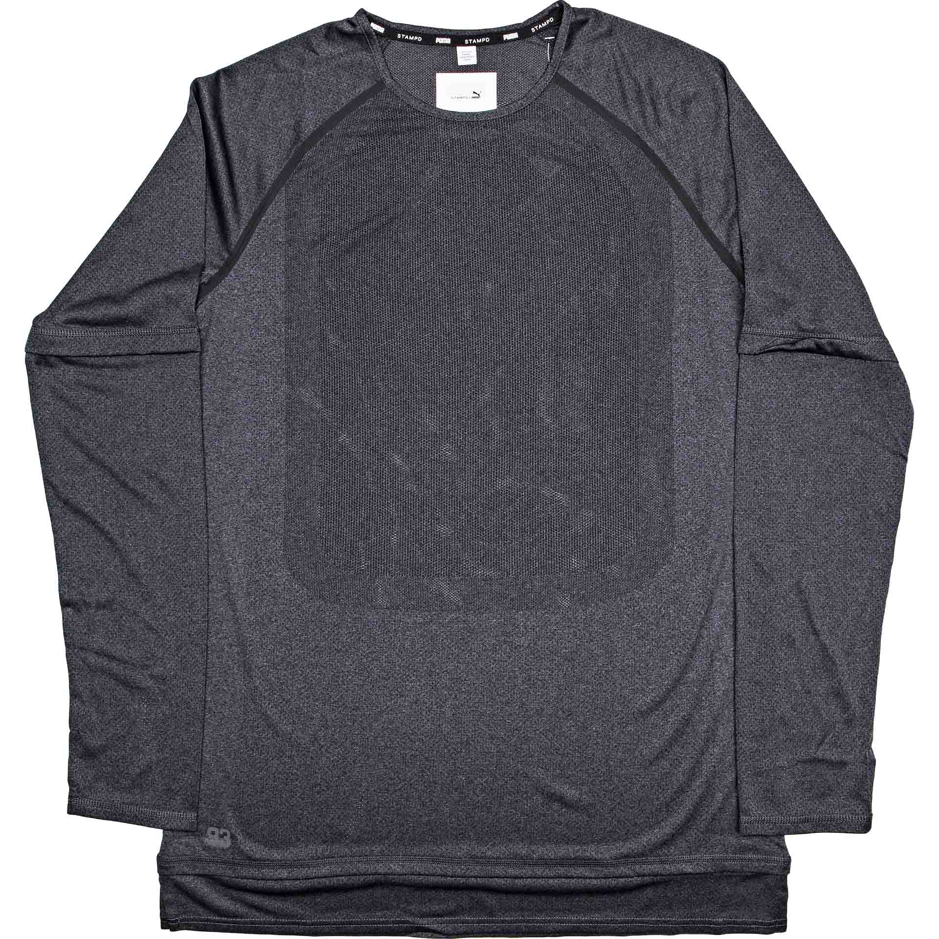 Puma X Stampd Long Sleeve Raglan Mens Black