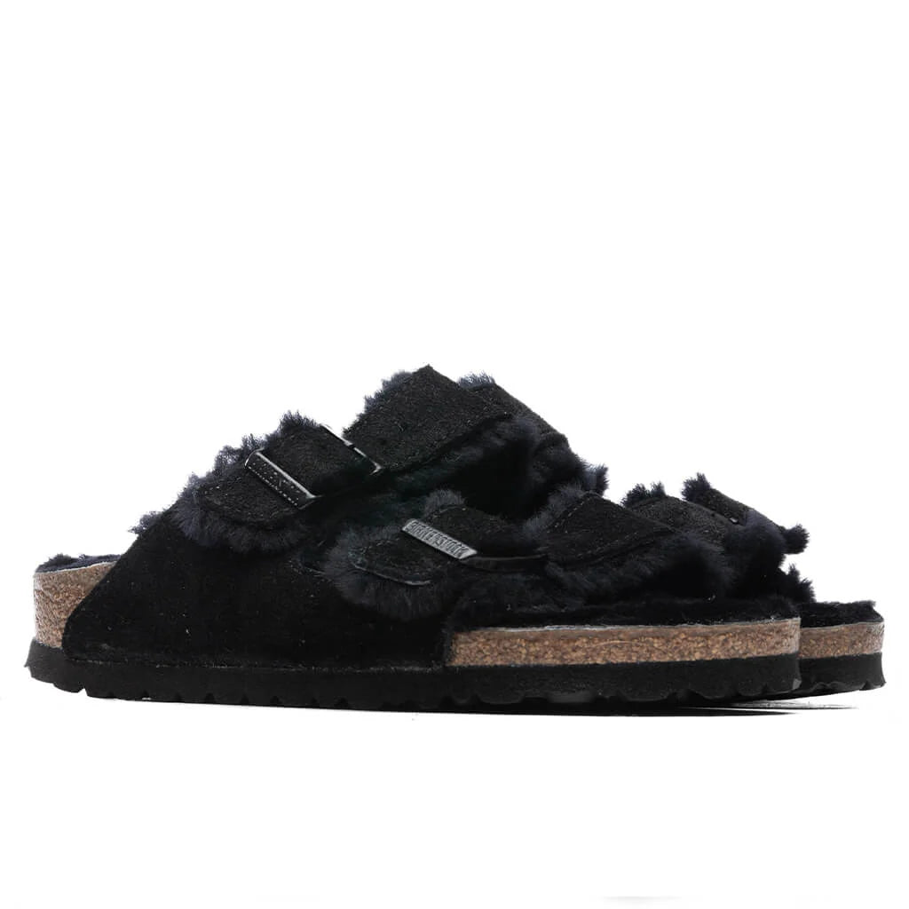 Womens Narrow Arizona Shearling Black