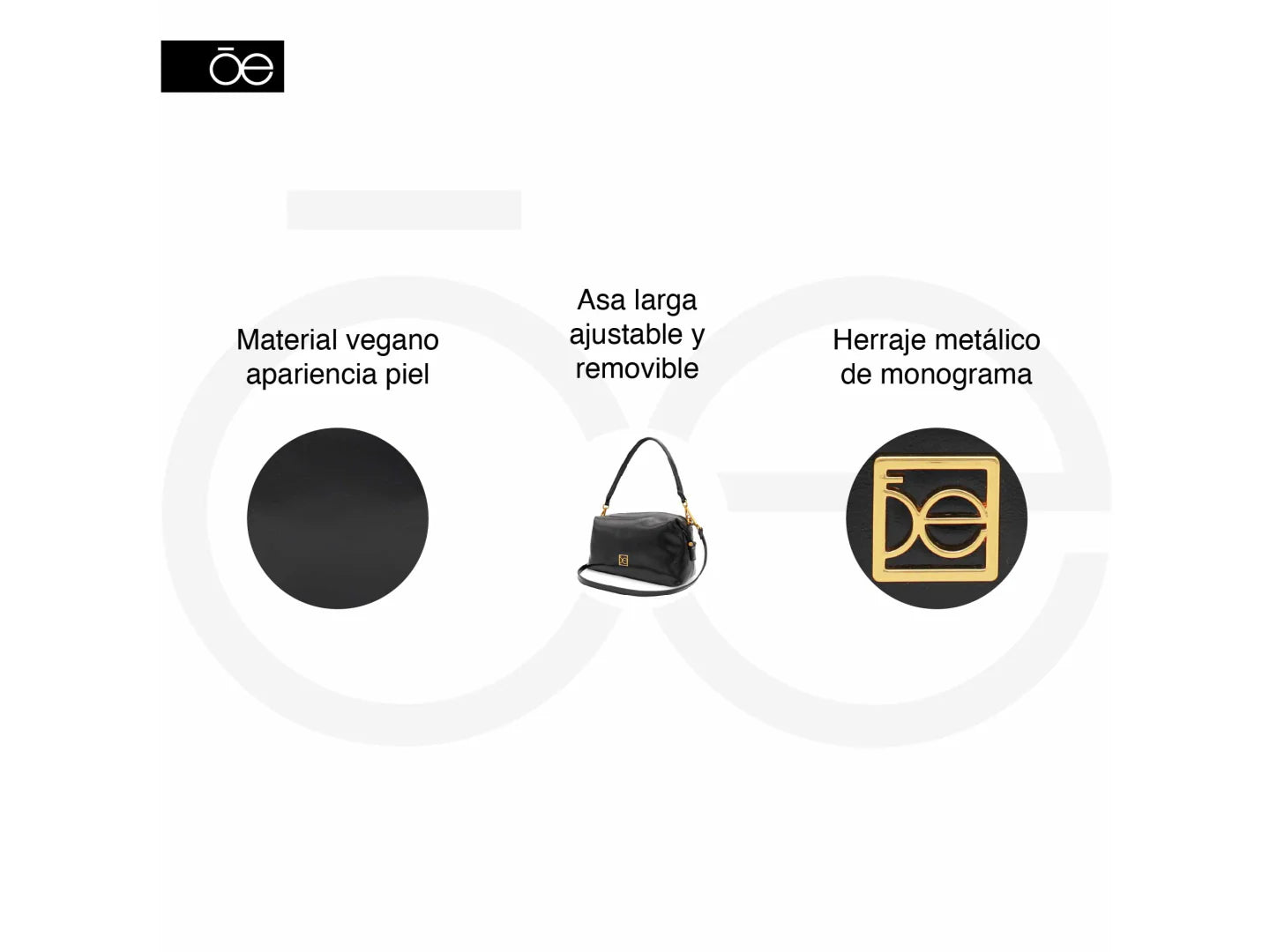 Bolsa Cloe Beige para Mujer