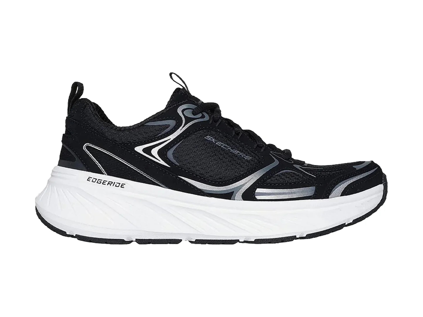 Tenis Skechers Sport Negro con Blanco para Mujer