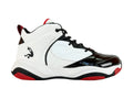 Tenis SHAQ Spin Move Blanco y Rojo para Niño