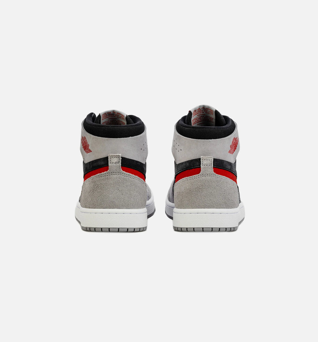Air Jordan 1 High Zoom CMFT 2 Mens Lifestyle Shoe Grey Red