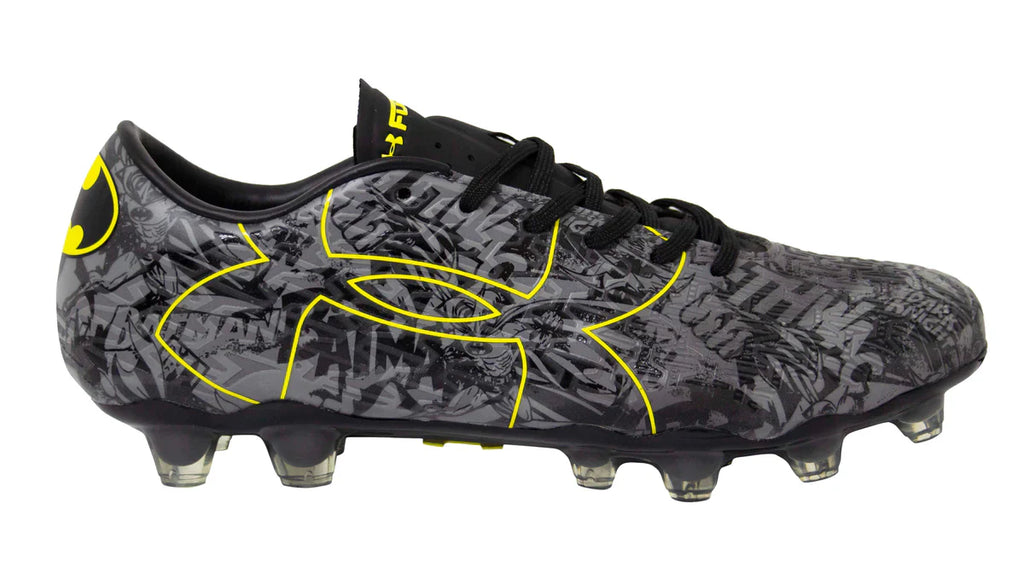 Under Amour Alter Ego Clutch Fit Force 20 FG Firm Ground Soccer Cleats Black Steel Taxi