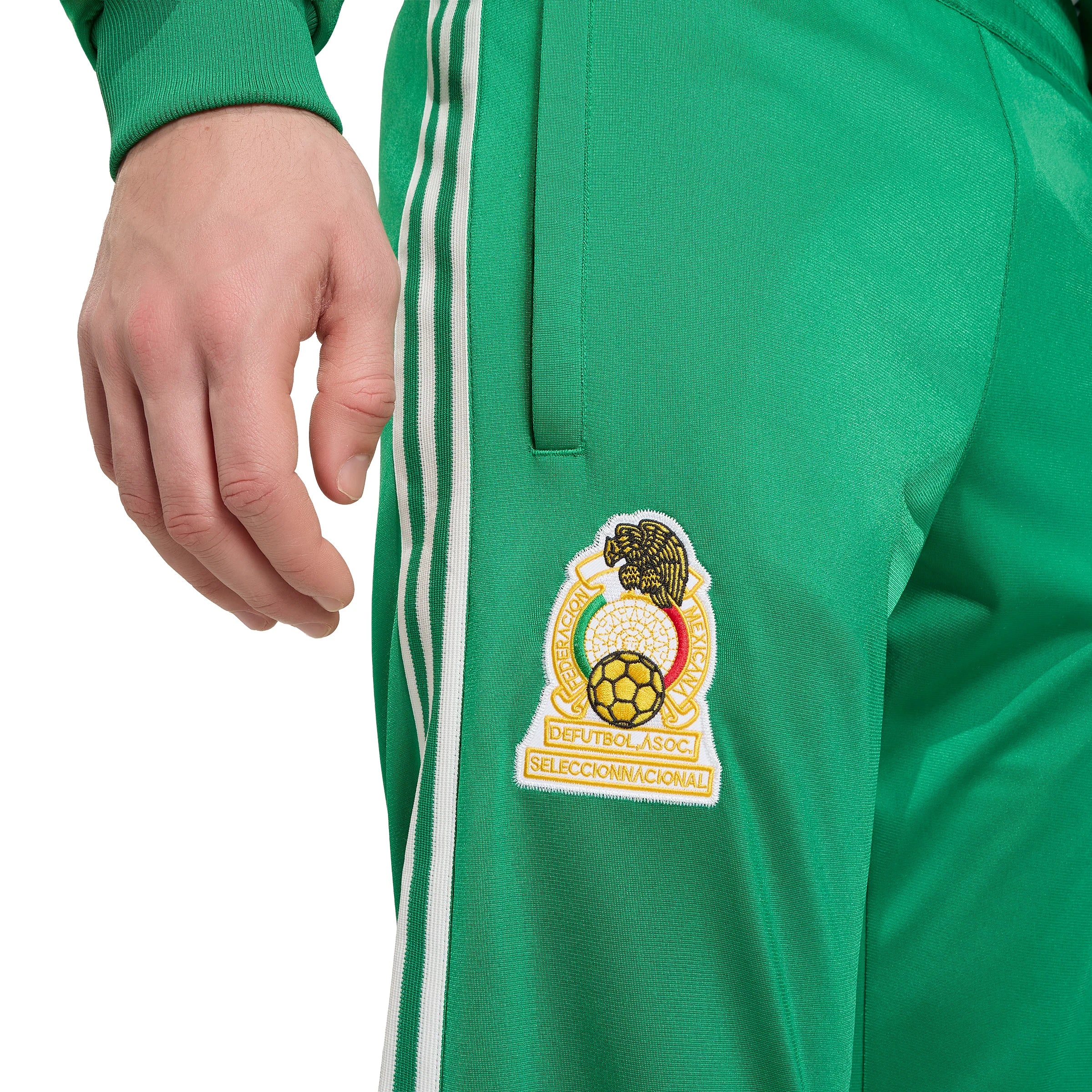 adidas Mexico Track Mens Soccer Tracksuit 1986 Green