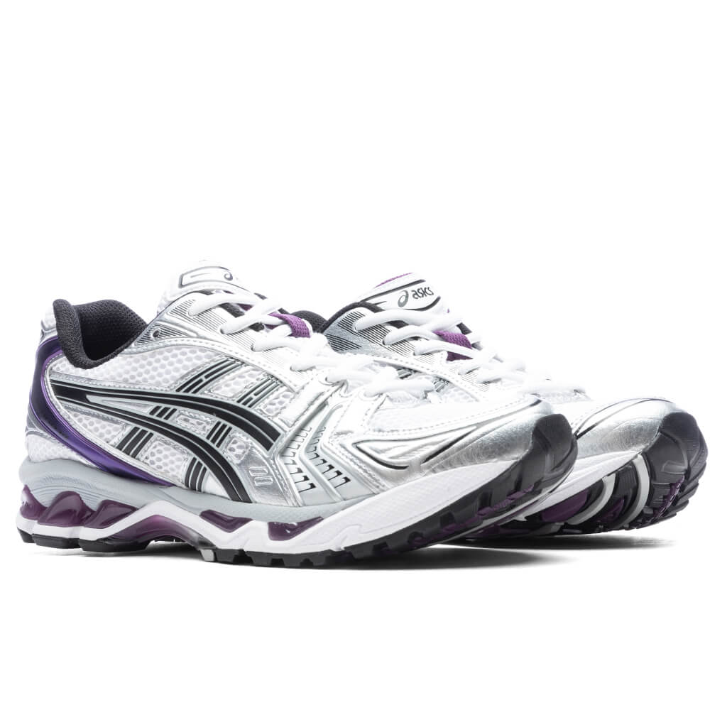 Womens Gel Kayano 14 White Dark Grape