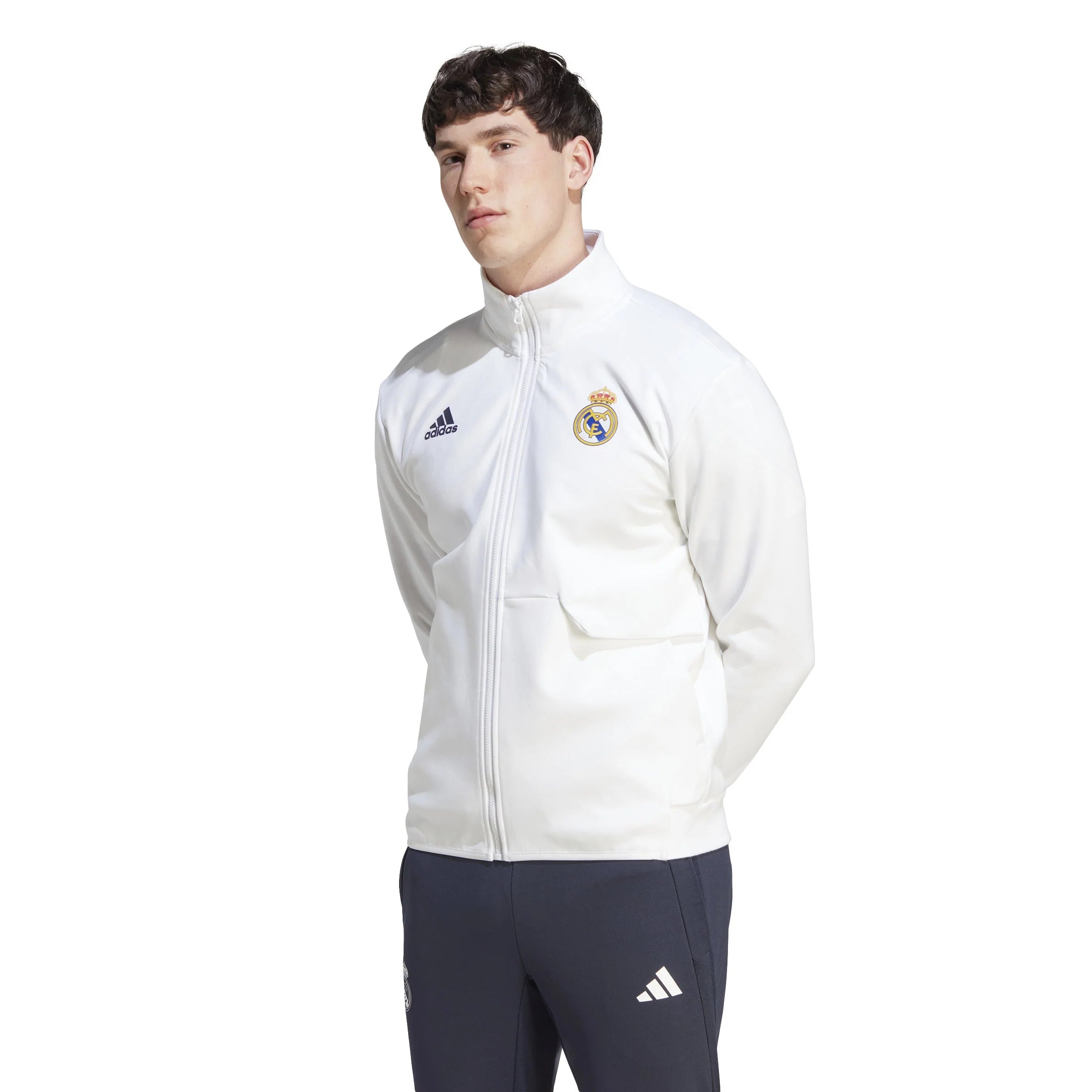 adidas Real Madrid Anthem Jacket White