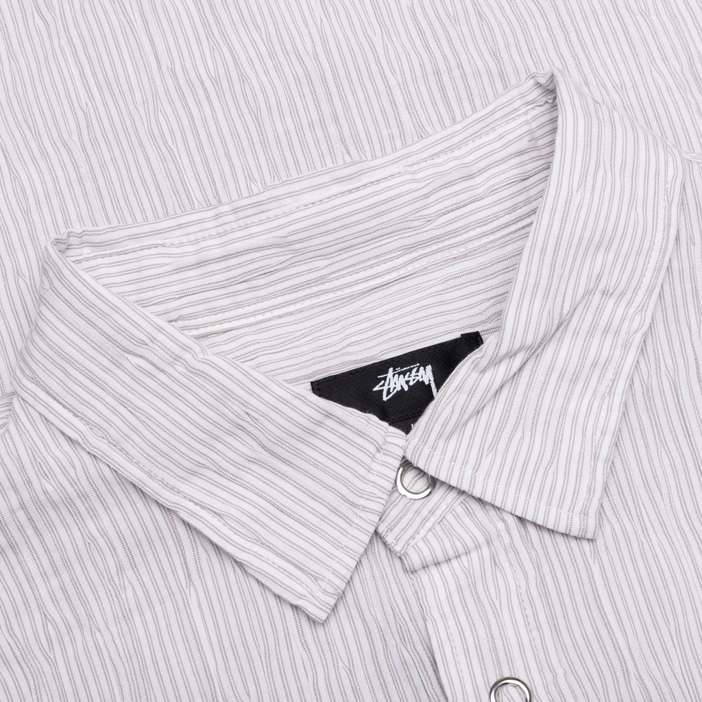 Wavy Striped Shirt Natural