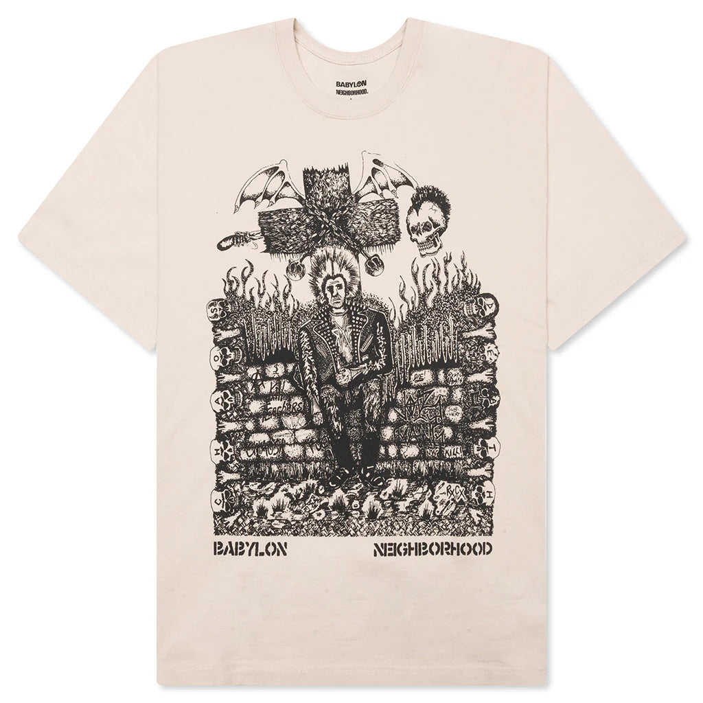 Neighborhood x Babylon Tee SS 1 Beige